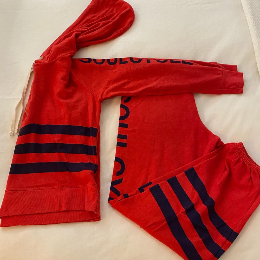 SoulCycle marching sweatsuit